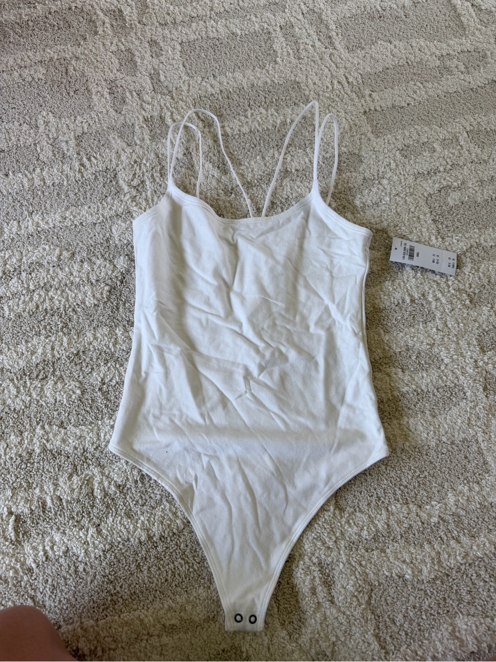 Anf white bodysuit